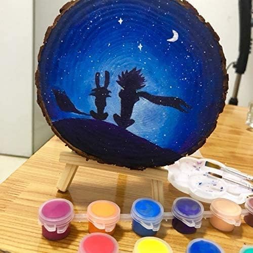 Unfinished Natural with Tree Bark Wood Slices 10 Pcs 4.2-4.7 inch Disc Coasters Wood Coaster Pieces Craft Wood kit Circles Crafts Christmas Ornaments DIY Crafts with Bark for Crafts Rustic Wedding - size: 10pcs 4.2-4.7inch