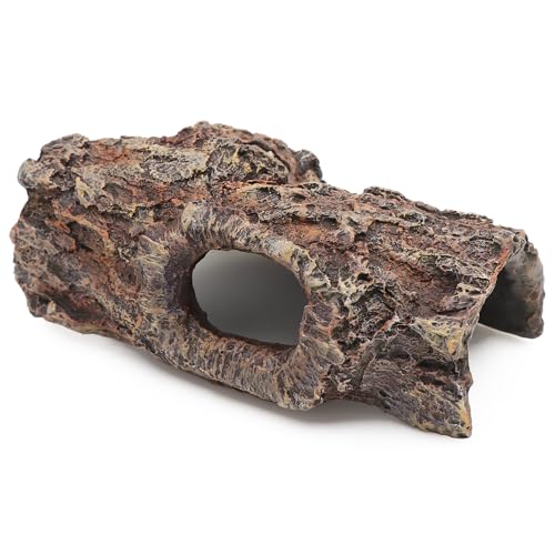 AQUA KT Reptile Climbing Cork Bark Tree Hollow Log Snake Gecko Lizard Hide