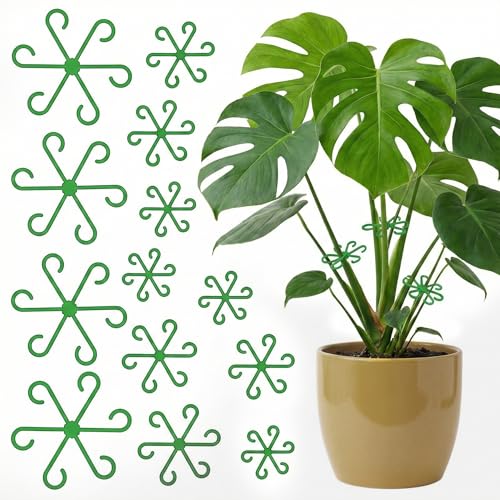 Opasyo 16PCS Plant Stem Support Clips for Indoor Climbing Houseplants
