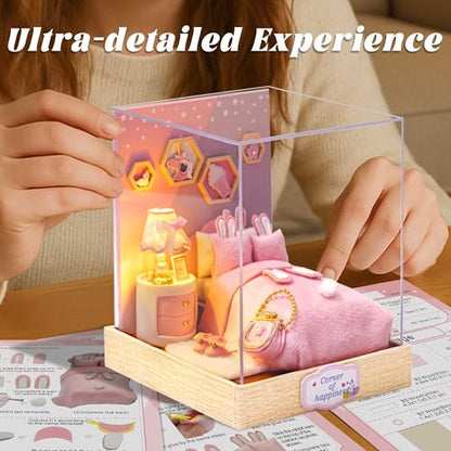Flever Dollhouse Miniature DIY House Kit Creative Room with Furniture for Romantic Artwork Gift (Crushing Moment) - color: Crushing Moment