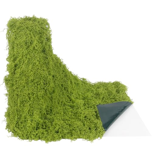 Fake Green Moss Roll Table Runner Faux Moss Adhesive Fairy Garden Grass 12" x 71" Artificial Moss for Indoor Plants Wall Crafts DIY Table Centerpieces Fairy Woodland Floral Wedding 30x180cm