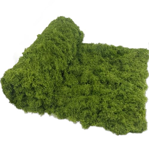 ACRYCS Fake Moss Rug Dark Green 39" x 79" Faux Moss for Table Runner Decorating Artificial Grass for Indoor Plants Wall Crafts DIY Table Centerpieces Fairy Woodland Garden Floral Wedding 100x200cm - color: Dark Green-39" X 79"/100x200 Cm