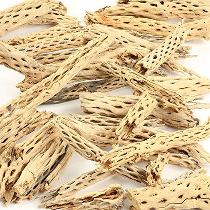 Koyal Wholesale Natural Cholla Wood Aquarium Branches, Airplants Decor, Reptile Perch, Untreated Cholla Wood Piece, Aquarium Driftwood Leopard Gecko Tank & Hermit Crab Accessories (2lb Bag) - size: 2lb Bag