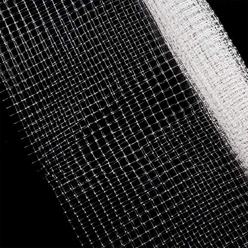 Shappy 6 x 7.2 ft Aquarium Clear Mesh Fish Tank Cover Netting DIY Top | Fine Screen Prevents Fish Jumping, Breathable Transparent Netting, DIY Cuttable Lid Replacement for Air Circulation