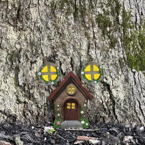 Fairy Door Windows for Trees, Glow in The Dark