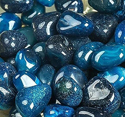 Blue River Rocks, Garden Rocks, Outdoor Decorative Stones, Natural Gravel, for Aquariums, Landscaping, Vase Fillers, Succulent, Tillandsia, Cactus Pot, Terrarium Rocks, 4.5 lb (72 oz) - size: standard