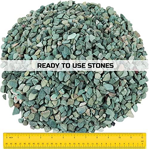 2LBS Horticultural Succulent Rocks Bonsai Mix Succulent Potting Mix Lava Rocks Cactus Soil Potting Mix Amendment - color: Green Zeolite