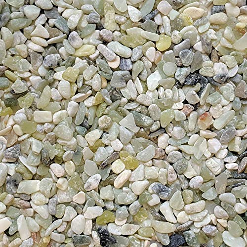 Midwest Hearth Decorative Jade Bean Pebbles 1/5" Size (5-lb Bag) - size: 5-lb Bag