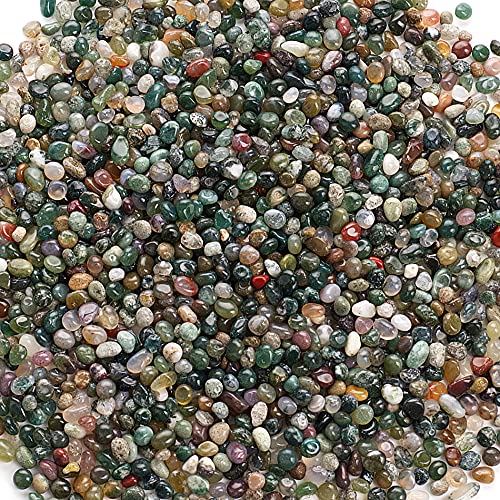 Cherry Tree Collection 1/2 lb Polished Fancy Jasper Gemstone Chips | Natural Stone Pieces for Jewelry Making, Resin Crafts, Plants, Succulents, Aquariums, Meditation, Chakra Décor and Displays. - color: Fancy Jasper