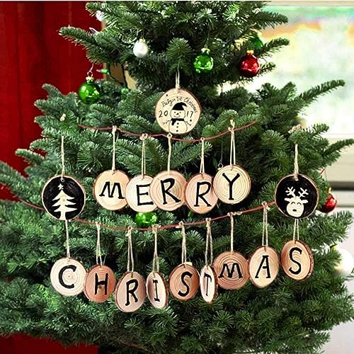 Unfinished Natural Wood Slices 32 Pcs 3.5-4 Inch Wood Coaster Sets Pieces Craft Wood kit Predrilled with Hole Wooden Circles Great for Arts and Crafts Christmas Ornaments DIY Crafts Rustic Wedding - size: 32 Pcs 3.5-4 inch