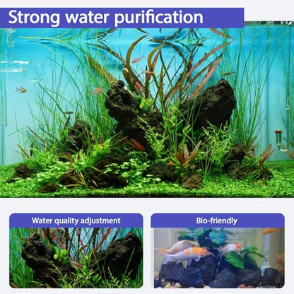 Volcanic Lava Rocks for Fish Tanks Bonsai Fire Pits Aquarium Rocks for Aquascaping,Terrariums,Bonsai,Garden Landscaping Decoration and Amphibian enclosures-10lb(3-7inches) 6-9pcs - size: 10lb(3-7in)