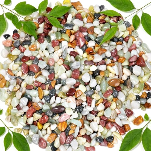 5 lbs Succulent Rocks,1/2 Inch Colorful Pebbles | Decorative Rocks for Potted Plants,Suitable for Vases, Cactus Potted Plants, Fish Tanks,Fountain - color: Mixed Color, size: 1/2 Inch 5 LB