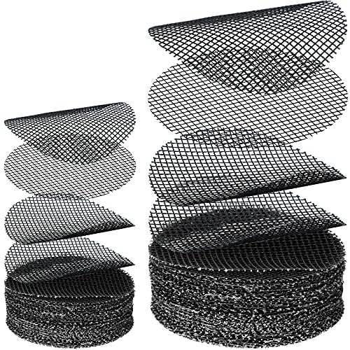 Shappy 200 Pcs Mesh for Plant Pot Drainage Screen 2 4 Inch Drainage Mesh | Reusable Round Bonsai Mesh, for Garden Succulent Grid Mat, Planter Bottom Mat, Prevents Soil Loss, Flower Pot Cover
