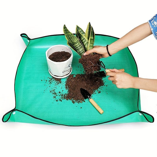 1pc Waterproof Plant Repotting Mat Indoor Succulent Potting Mat, Portable Gardening Transplanting Mat - size: Small
