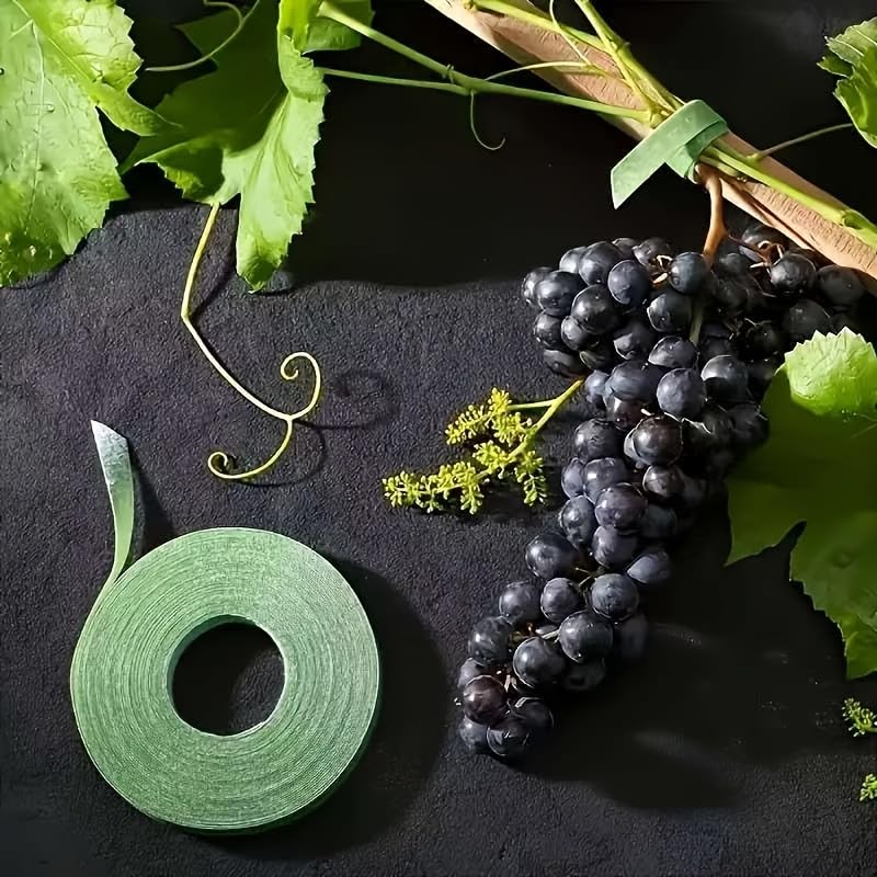590.55 Inches / 3 Rolls Reusable Plant Ties - Green Flexible Support Straps for Vines, Flowers and Garden Plants - Ideal for Indoor and Outdoor Use, The Top Choice for Gardening Enthusiasts