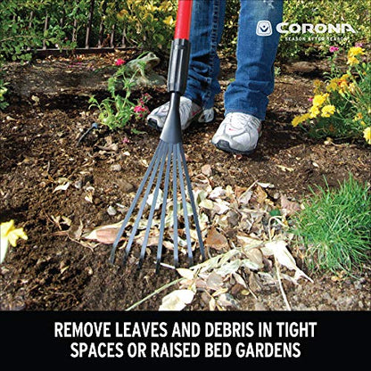 Corona GT 3050 Extendable Handle Rake, Extends reach to 34 inches, Red, 18"-36" - style: Rake