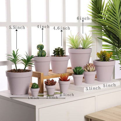 Yishang 27 pcs Small Mini Pink Clay Pots, 2 inch Terracotta Pot Clay Ceramic Pottery Planter,Cactus Flower Terra Cotta Pots,Succulents Nursery Pots,with Drainage Hole,Great for Crafts,Wedding Favor - color: Pink