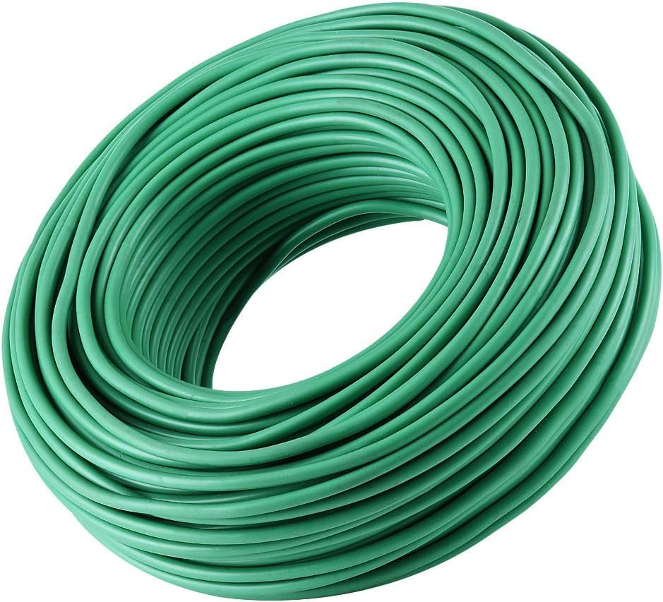 PGarden-EZ Heavy Duty Garden Plant Ties, 250 Feet Soft Twist Ties for Vines Tomatoes, Thick Green Zip Ties for Climbing Plants and Garden Twine - size: 250 feet/ 77 Meters