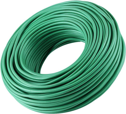 PGarden-EZ Heavy Duty Garden Plant Ties, 250 Feet Soft Twist Ties for Vines Tomatoes, Thick Green Zip Ties for Climbing Plants and Garden Twine - size: 250 feet/ 77 Meters