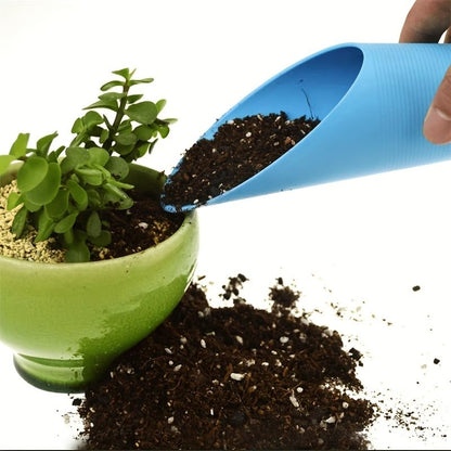 4PCS Blue Plastic Gardening Tool Set, Suitable for Potted Plants, Succulent transplanting, Flower Pot use, and Seedling Planting, Blue - color: Blue