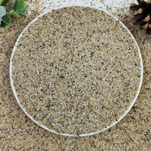 YISZM 20lbs Aquarium Gravel, 1/16"(0.6-1.2mm) Natural River Rocks | Succulent Cactus Pea Gravel for Plants, Fish Tank, Decorative Pebbles for Gardening, Flower Pots, Vase Fillers, Landscaping - size: 1/16 Inch