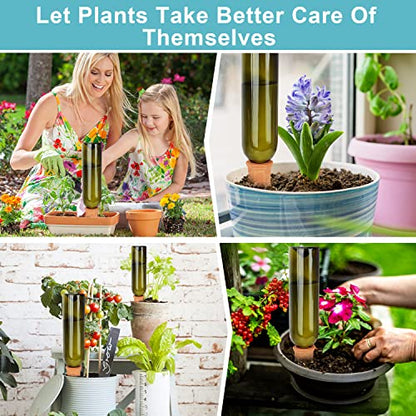 10 Pieces of Plant Watering Piles, Plant Watering Devices,Plant Water Seepage Devices, Clay self Watering Nails, Used for Automatic Watering Systems for Indoor and Outdoor Plants in Vacation Homes