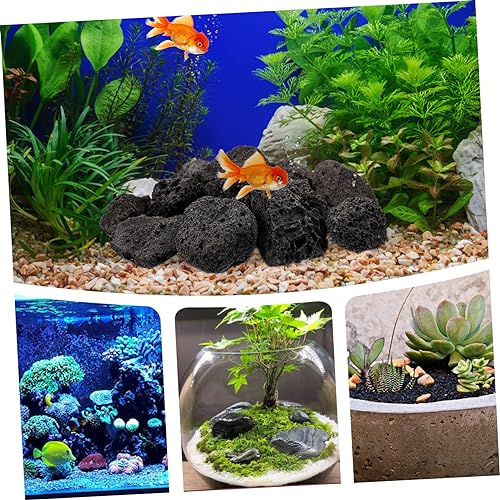 1pack Volcanic Rock for Aquarium and Potted Plants Natural Porous Stones for Decorative Landscaping Garden Use and Floral Arrangements