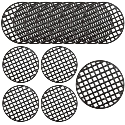 100PCS 1.8"/45mm Round Flower Pot Hole Mesh Pad, Plastic Plant Pot Mesh Hole Cover, Bonsai Bottom Grid Mat Pad for Garden Prevent Soil Loss - size: 1.8inch /45mm