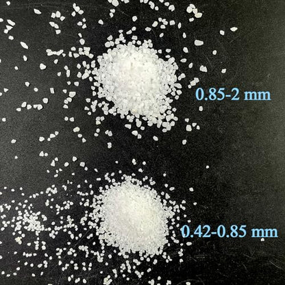 FANTIAN Aquarium White Sand, 10 lbs Fish Tank Sand | Aquarium Substrate Gravel, Safe for Fish Tank, Shrimp, Turtle, Terrariums, Aquatic, Plant, Fire Pits, Candle, Vase, Crafts - color: White-XXS, size: 10 LB
