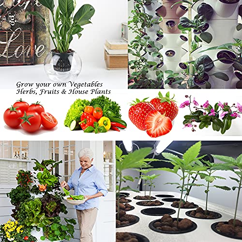 ORIMERC 30 Pack 3 inch Net Cup Pots with 30 feet Hydroponic Self Watering Wick & 30 Plant Labels Aquaponics Mason Jar Bucket Insert Orchid kratky Vegetable Gardening Growing Netted Basket Slotted Mesh - size: 3 inch(30 Pack)