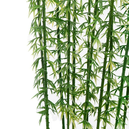 Model Miniature Bamboo Trees, 100PCS Green Plastic Bamboo Trees, 5 Sizes Artificial Model Plants, for Miniature Landscape