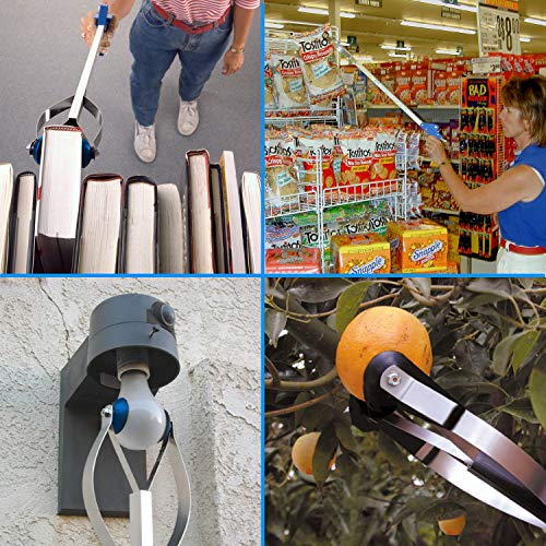 ArcMate EZ Reacher - Heavy Duty Grab-It Reaching Tool - Grabber Reacher with 4.5 Inch Jaws, Can Lift a Dime to 8 lb. Brick, Lightweight, Sturdy, Perfect for Tight Spots, 20" (20S) - size: 20 Inch (Pack of 1)