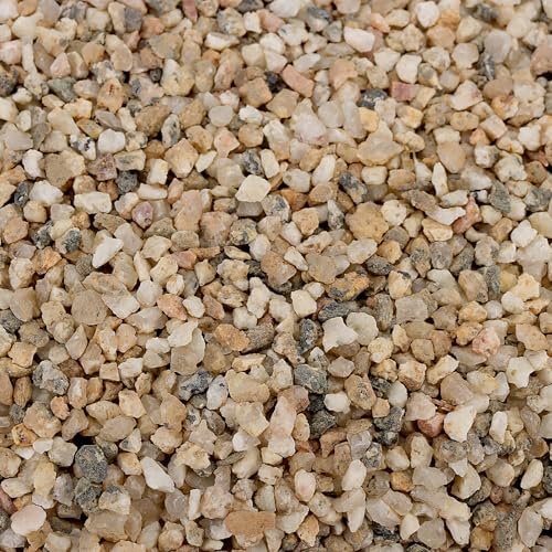 LEXININ River Gritty Sand, 13 LB Coarse Mixed Silica Gravel, 2-4mm