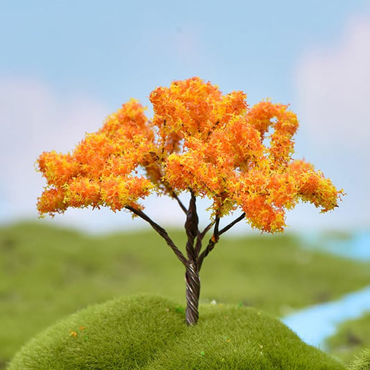 Fairy Artificial Tree Plant Ornament Miniature Garden Accessories, Garden Decoration for DIY Crafts Yard Outdoor Decor for Patio (Style5, 6.5x5.8x5.8cm) - color: Style5
