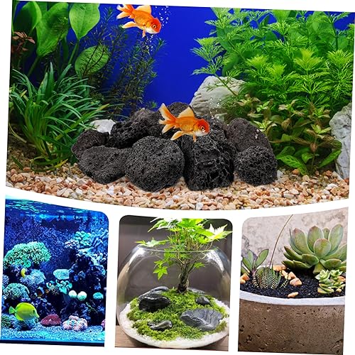 1Pack Volcanic for Fish Tank Decoration Aquarium for Plants Bonsai Porous Decorative Rock for Water Plant Vitality