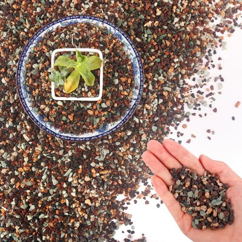 Mulctun 45Lb Horticultural Lava Rock-Lava Rocks for Plants,Succulent Soil Amendment,Decorative Cactus Soil Potting Mix,Volcanic Rock for Aquarium Fairy Gardening Top Dressing Plant Drainage - color: Multi