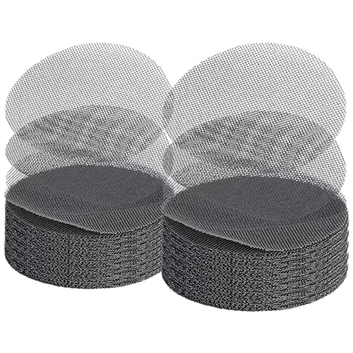 200PCS Plant Pot Hole Mesh Pads, 2-Inch Round Flower Pot Drainage Covers - size: 2"