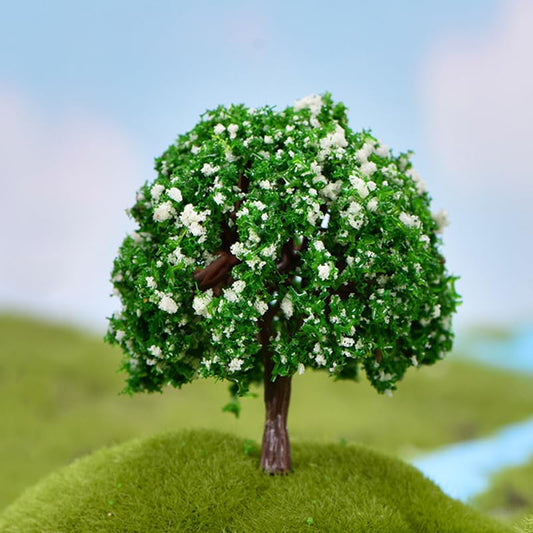 Fairy Artificial Tree Plant Ornament Miniature Garden Accessories, Garden Decoration for DIY Crafts Yard Outdoor Decor for Patio (Style4, 6.3x4.9x4.9cm) - color: Style4