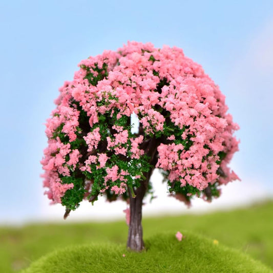 Fairy Artificial Tree Plant Ornament Miniature Garden Accessories, Garden Decoration for DIY Crafts Yard Outdoor Decor for Patio (Style6, 6.2x5.3x5.3cm) - color: Style6