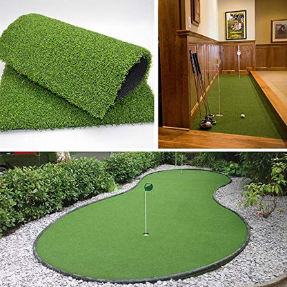 ALTRUISTIC Thick Golf Artificial Grass Turf Pro Putting Green Mat 10ft x 41ft, Customized Sizes/Indoor Outdoor Golf Training Mat, Synthetic Faux Grass for Garden Yard Baseball Football Gym Sports - size: 10 x 41ft
