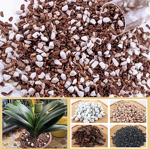 4 Quart Bonsai Soil Mix Lava,Pumice,Pine Bark and Calcined Rock, Natural Organic Mix for Potted Plants… - size: 4qt