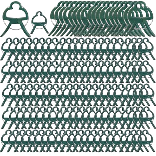 GXXMEI 80PCS Plant Clips 2 Sizes Adjusting Reusable Garden Plant Supports Clips for Supporting Stems of Flower Vine Vegetables Tomatoes Climbing