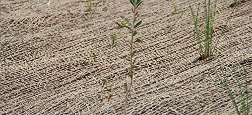 AK Trading CO. Jute Erosion Control, Soil Saver Mesh Blanket - 48" Wide x 5 Yards (15 feet Long) - 60 Sq. Ft. Coverage - size: 5 Yard