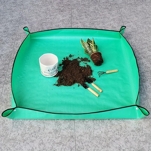 1pc Waterproof Plant Repotting Mat Indoor Succulent Potting Mat, Portable Gardening Transplanting Mat - size: Large