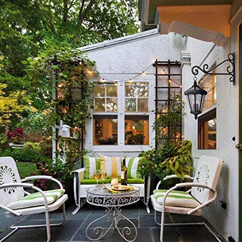 Heavy Duty Wrought Iron Plant Hanger Bracket, 12 Inch Outdoor Plant Hook | Holds 100 lbs, Rust Resistant Plant Brackets, Sturdy Hanging Hook for Large Heavy Potted Plant, Bird Feeders, Large Lanterns