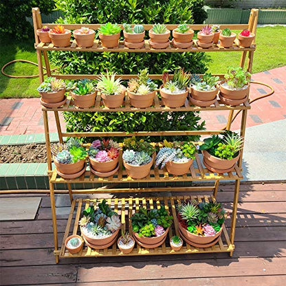 Yishang 2.7 Inch Shallow Terracotta pots,Small Hand Craft Nursery Plant Pot,Mini Clay Cactus/Succulent/herb Container with Drain Hole for Seeding - Set of 30 - size: 2.7 inches