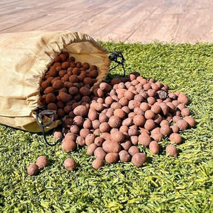 PGN Clay Pebbles LECA 10 Liters (4 lbs) for Hydroponics & Plants - size: 10 Liters (4 Pounds)