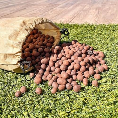 PGN Clay Pebbles LECA 30 Liters (12 lbs) for Hydroponics & Plants - size: 30 Liters (12 Pounds)